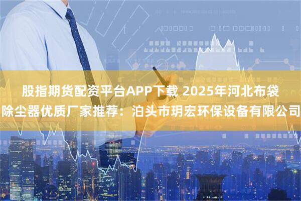 股指期货配资平台APP下载 2025年河北布袋除尘器优质厂家推荐：泊头市玥宏环保设备有限公司